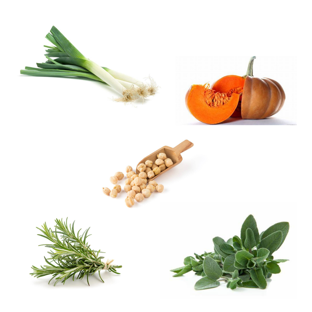 Zuppa Profumata di ceci e zucca