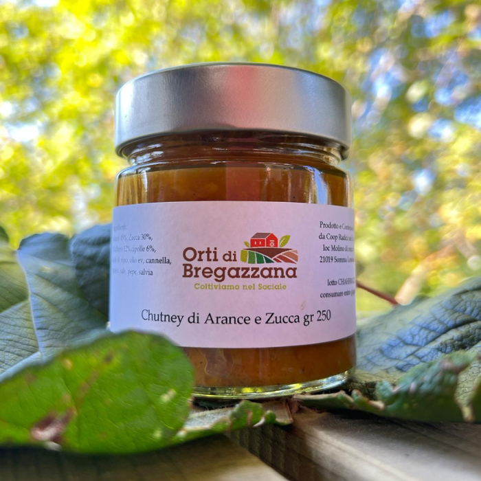 Chutney di zucca e arancia